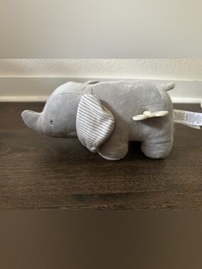 Carter's Just One You Gray Elephant Wind Up Musical 10" Plush Stuffed Animal